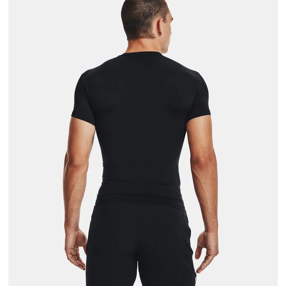 NWT Under ArmourTactical HeatGear Compression Men's V-Neck T-Shirt in Black XL - Picture 2 of 8
